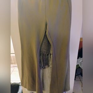 Free People Green Pants Bell Bottom